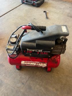 Crasftman air compressor 125 psi 1 hp 3 gal