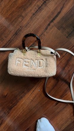 Fendi Shearling Mini Handbag