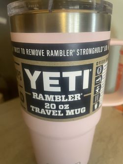 Yeti Rambler 20oz Tumbler Ice Pink