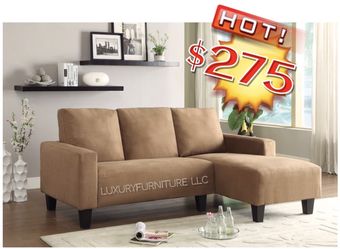 New camel sofa sectional