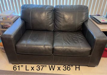 Morelos Dark Gray Sofa and Loveseat.