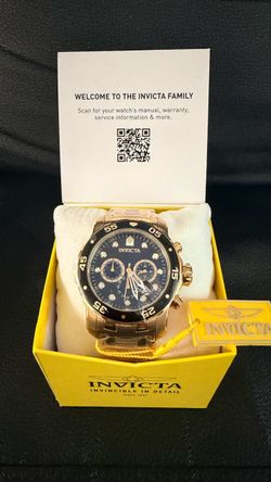 Invicta Pro Diver SCUBA. Gold