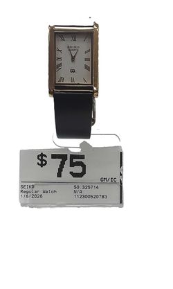 Seiko So.325714 Black Regular Watch