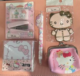 Hello Kitty Stationery and Accessories Bundle