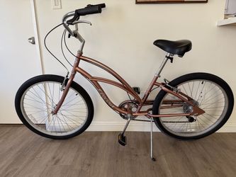 Electra Beach Cruiser 7 Speed Bicycle-Beach Bronze