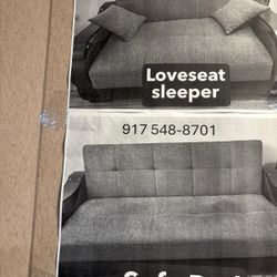 Living Room Set, Sofabed and loveseat