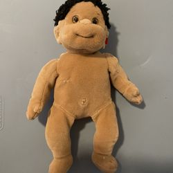 "Rascal" Ty Beanie Kids Plush 10" African American Stuffed Doll 1995 Vintage