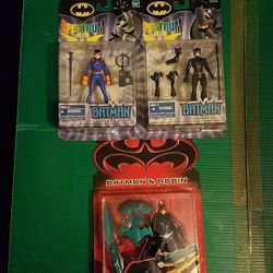 Hasbro Batman- Catwoman & Batgirl + Kenners Batgirl