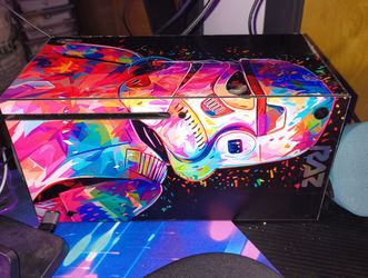 Xbox Series X  with Custom Skin Wrap