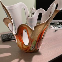 Glass Vase -art Piece 