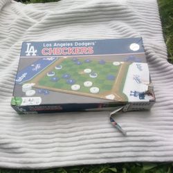 LA Dodgers Checkers