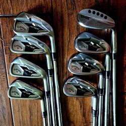 Callaway Apex C19 Forged Irons Excellent Condition KBS R 110 Shafts