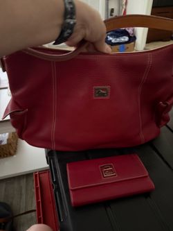 Dooney and Bourke leather purse and wallet