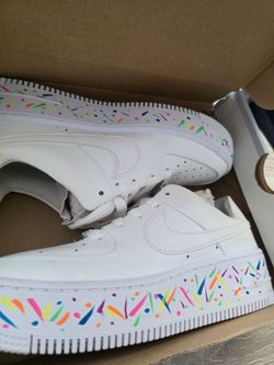 Custom Nike Air Force 1 Low White Confetti