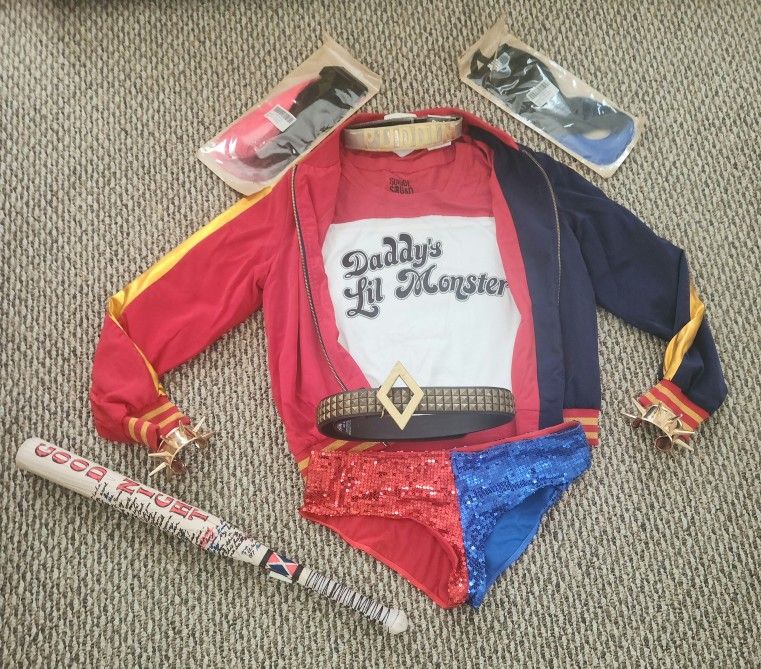 Harley Quin Halloween Costume Set