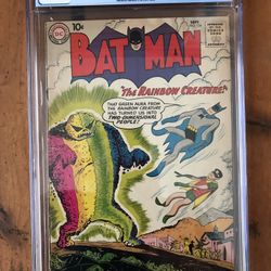 Batman #134 (1960) CGC 3.5 — Bill Finger Batman and Robin Vs. Rainbow Creature 