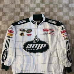 Chase Authentics Dale Earnhardt Jr #88 AMP Energy NASCAR Racing Jacket NWT S 2xL