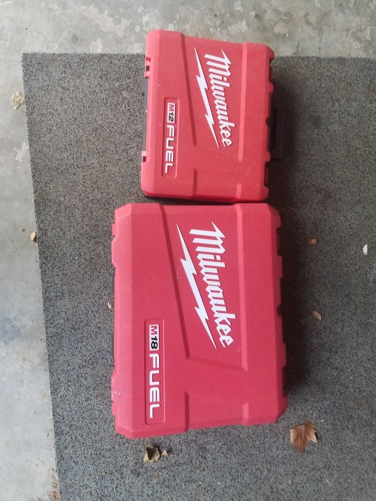 Milwaukee empty cases