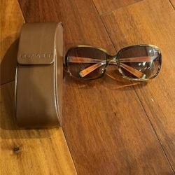 Oliver Peoples Candice Sunglasses Gradient Brown Lenses with Case 