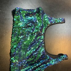 Sequin Crop Top