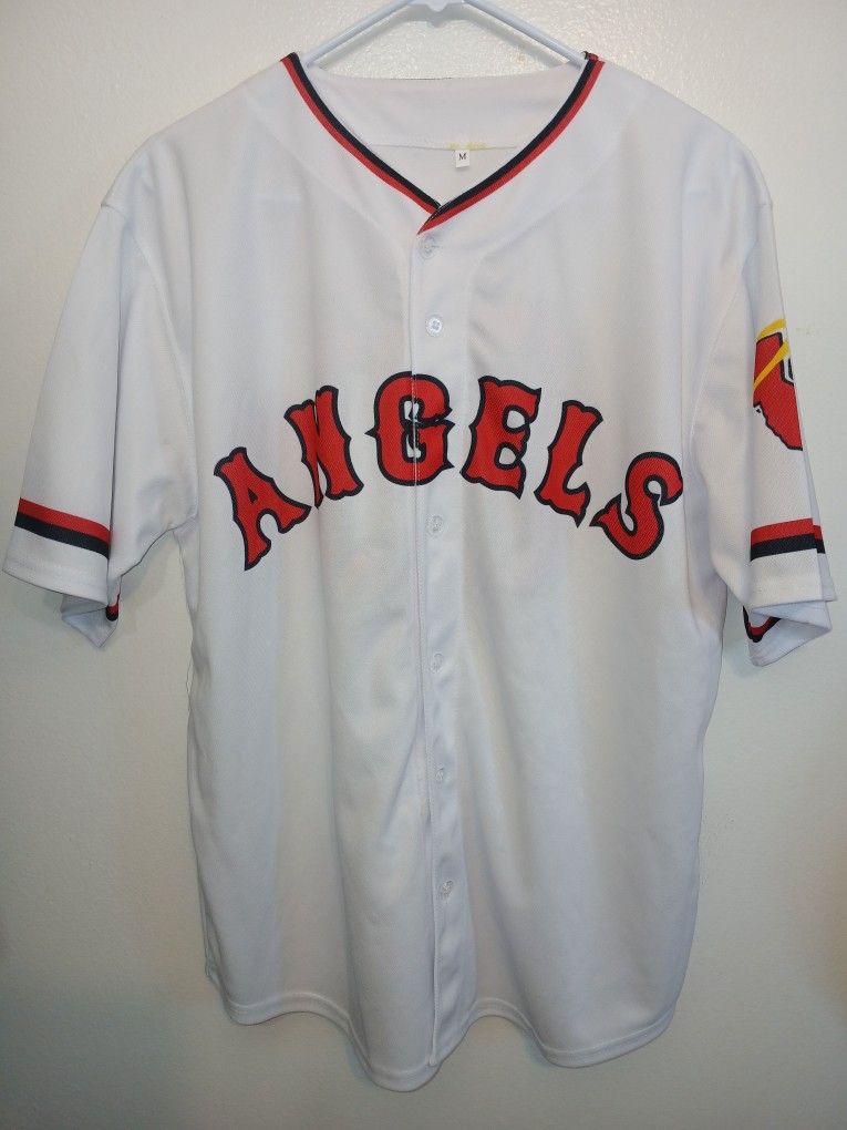 Vintage 1960s Replica Los Angeles Angels Dean Chance Home Jersey