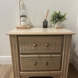 Wooden Nightstand -delivery Available 