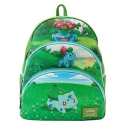 New with tags Pokémon Bulbasaur Evolutions Triple Pocket Backpack