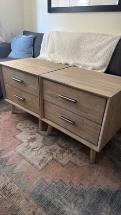 Allen 2 Drawer Nightstand Set Of 2