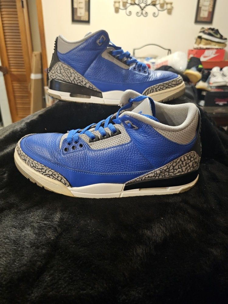 Jordan 3 Retro Varsity Blue Cement