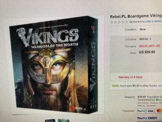 Viking Warriors of the North Board Game