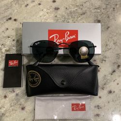 *NEW* Ray-Ban Sunglasses Unisex Hexagon Flat Lenses 