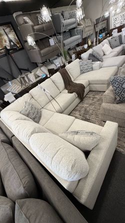 3Pc Sectional Available In Dark Grey
