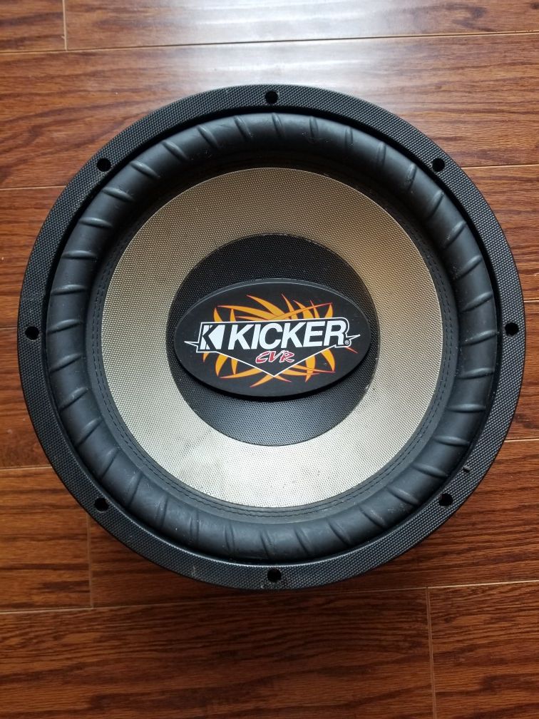 Kicker 03CVR124 12" CompVR (Comp VR) Subwoofer