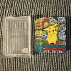 Vintage Pikachu Holo Foil Playing Cards