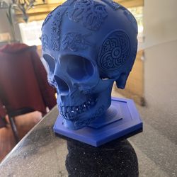 Skull mount for headphones/helmet