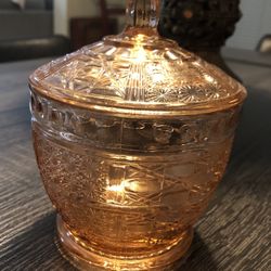 Antique FNG Indonesia Vintage Sugar Bowl With Lid