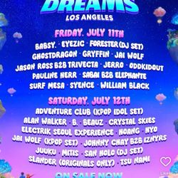 2 Day VIP Lost In Dreams Ticket