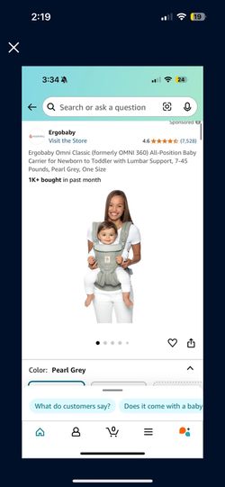 Ergo baby Omni 360 Baby Carrier