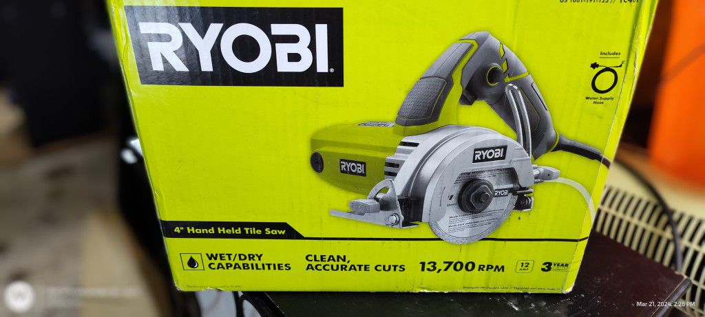 New Ryobi Tools