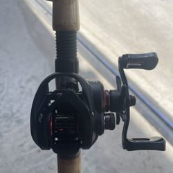 New Proberos P4 7:2:1 gear ratio bait caster on used 7” Hurricane Hev rod. #19 