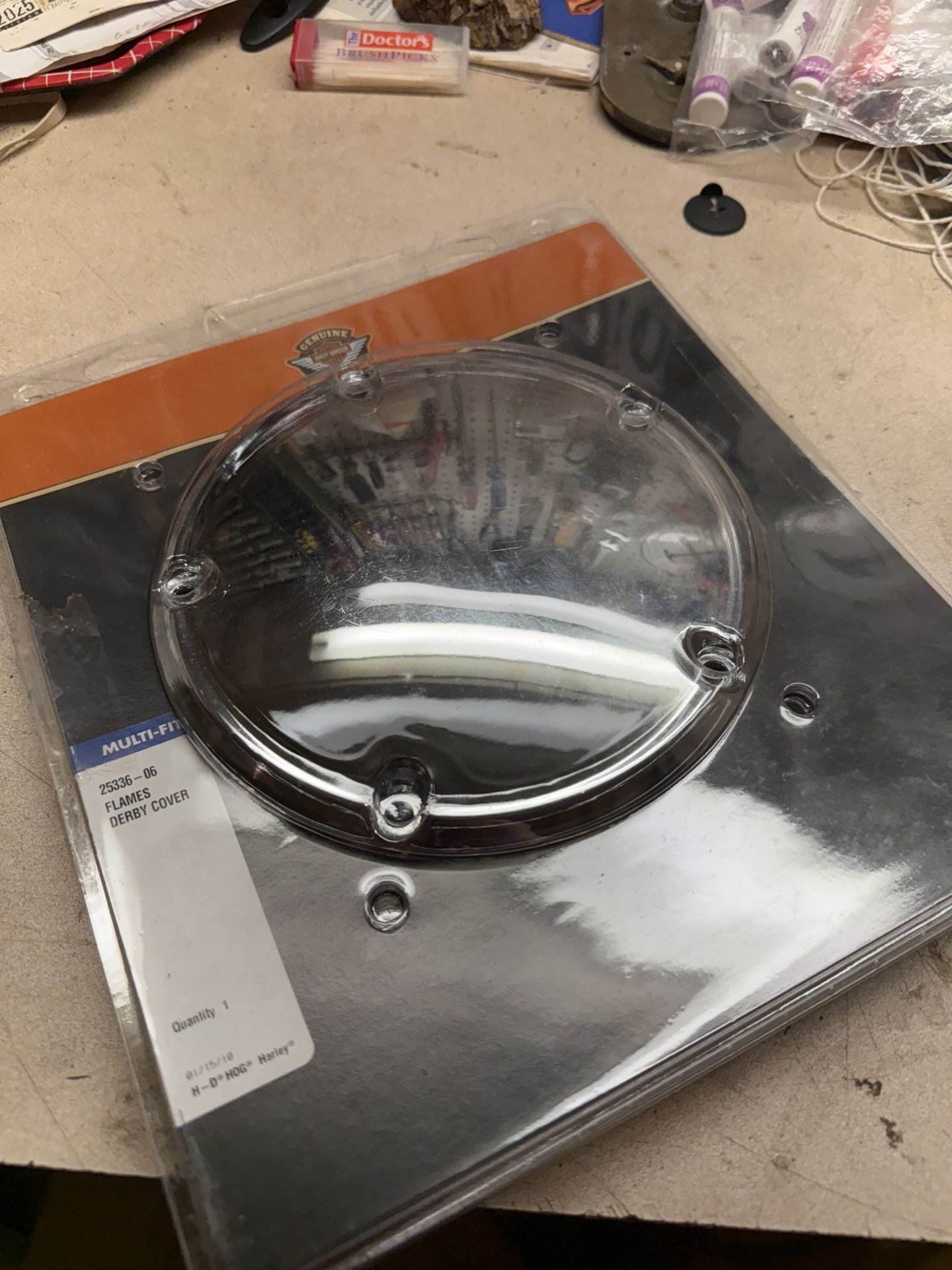 Harley Davidson OEM Chrome Derby cover 25415-99