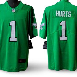 Philadelphia Eagles #1 Jalen Hurts Jersey S-3XL Sizes