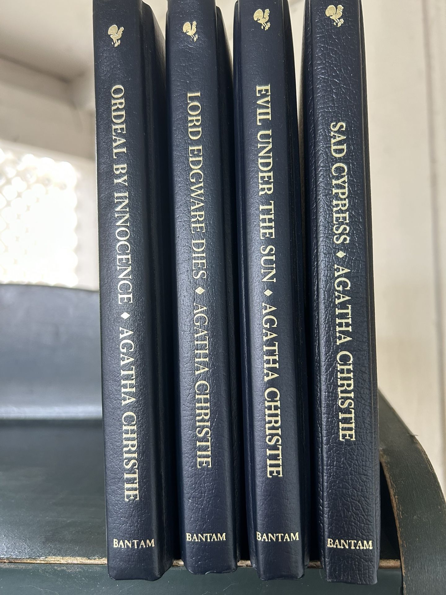 4 Agatha Christie Hard Bound Books