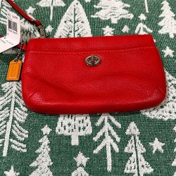 Coach Vermillion Wrist Purse