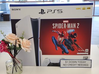 🔥 NO CREDIT NEEDED -  🔥 Sony Playstation -  PS5 Slim & PS5 Pro  - Gaming Console -  – Take It Home for Just $5 Down! 🎮