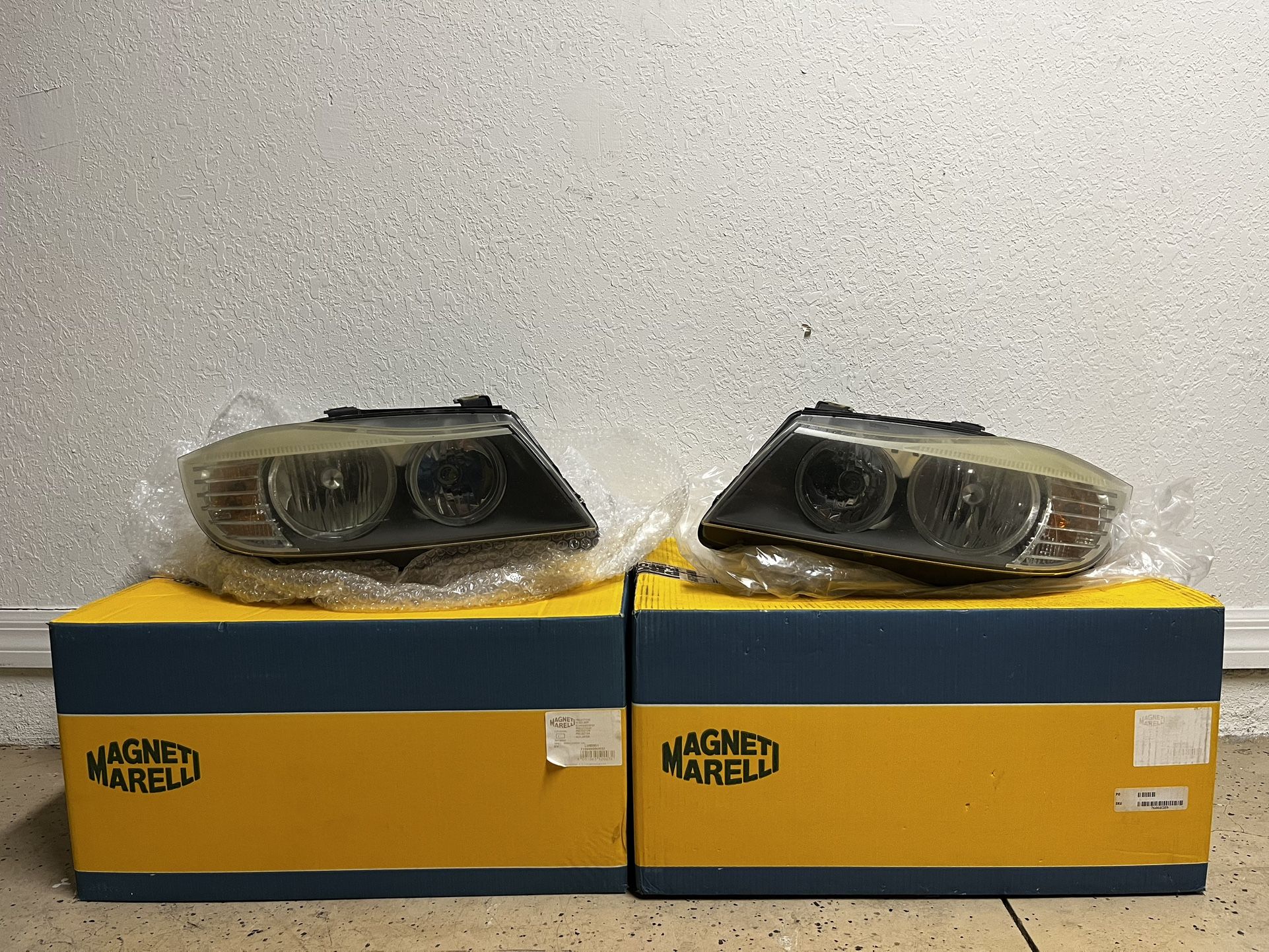 OEM BMW E90 328i headlights