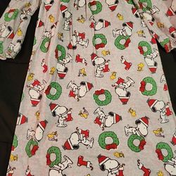 SNOOPY CHRISTMAS PAJAMA FOR LITTLE GIRL