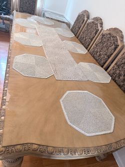 Dining Table 6-10 seating South shore Ashley furniture