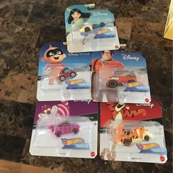 Disney hot Wheels