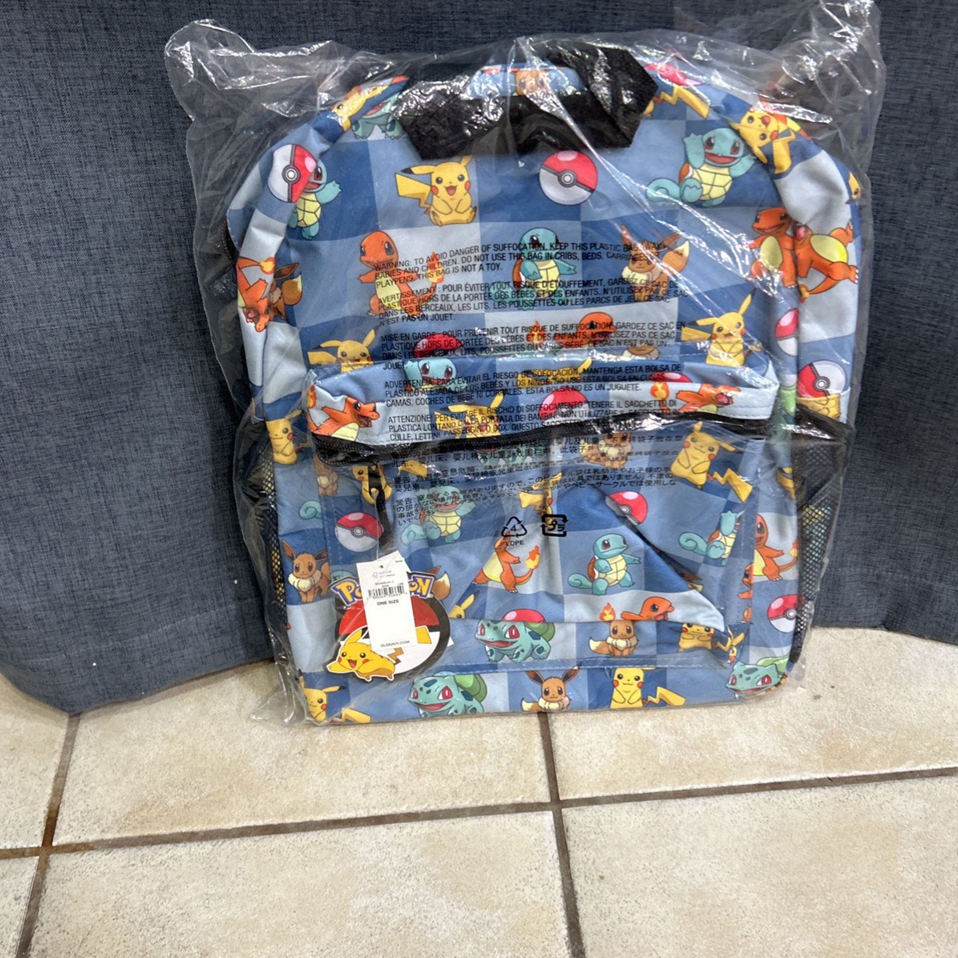 New Pikachu Backpack